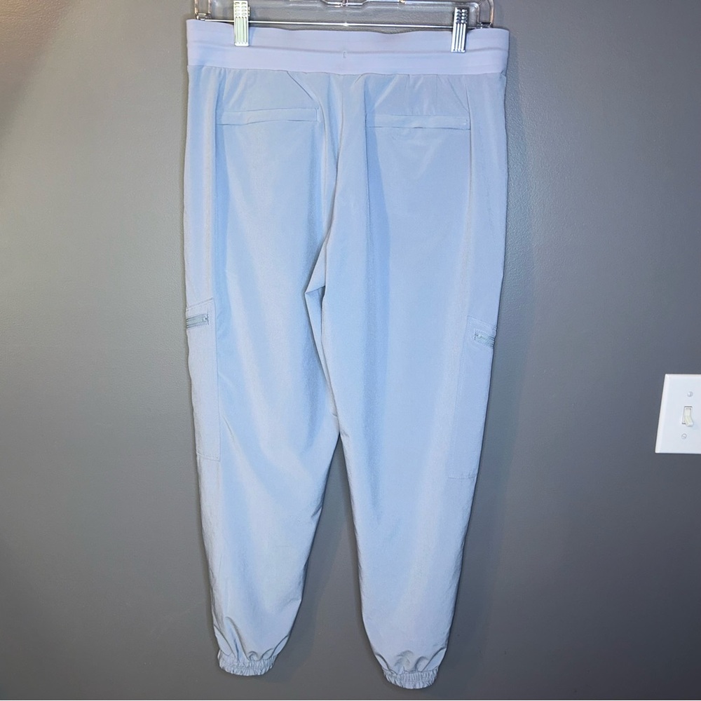 Athleta Go Far Travel Pant Jogger Style Blue Star Size 6 Petite - Picture 3 of 7